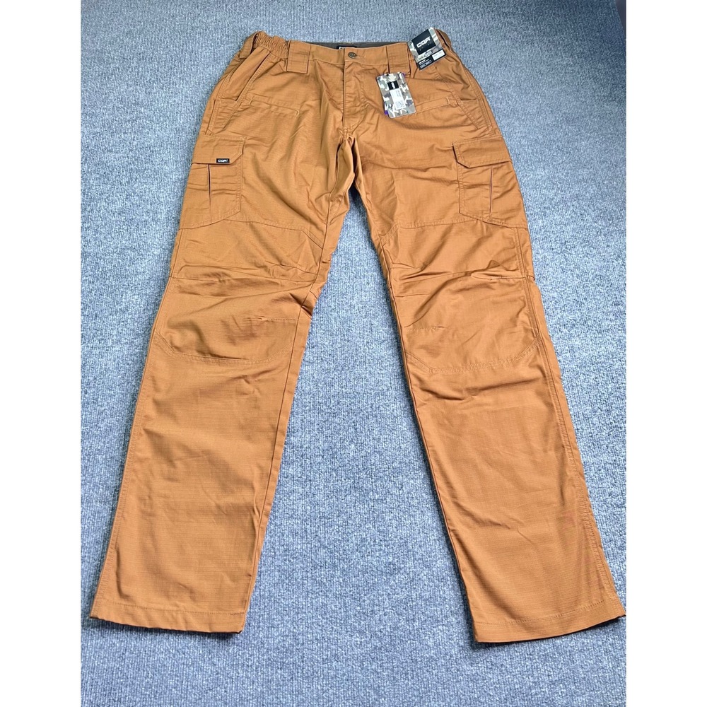 CQR Tactical Cargo Pants Mens 36W 36L Coyote Brown Ripstop TLP117 New